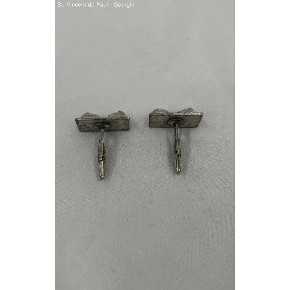 Vintage 925 Sterling Silver Adult Hand Full of Breast Cufflinks Great Condition